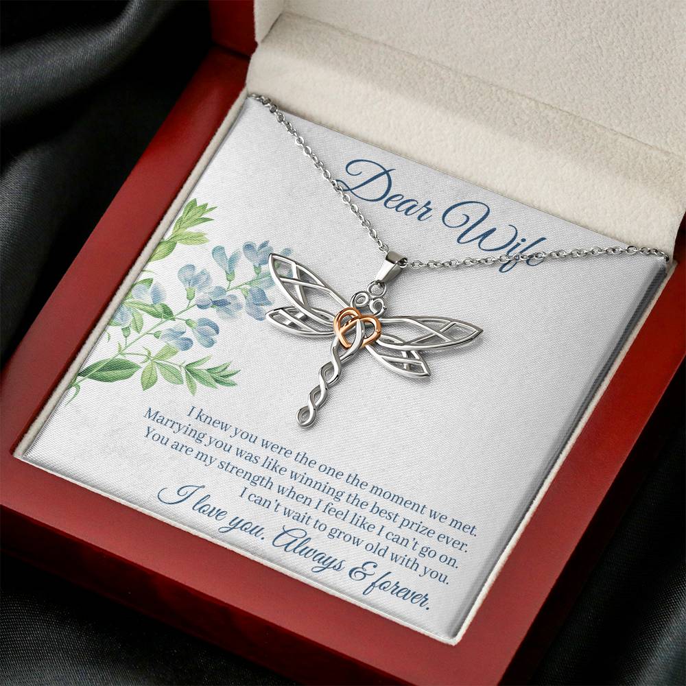 Dear Wife - Dragonfly Dreams Necklace