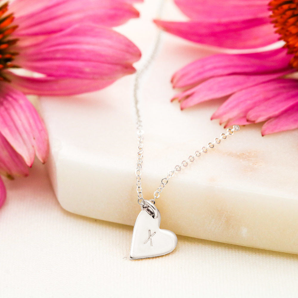 To My Mother - Strong & Wise Enough - Sweetest Hearts Necklace