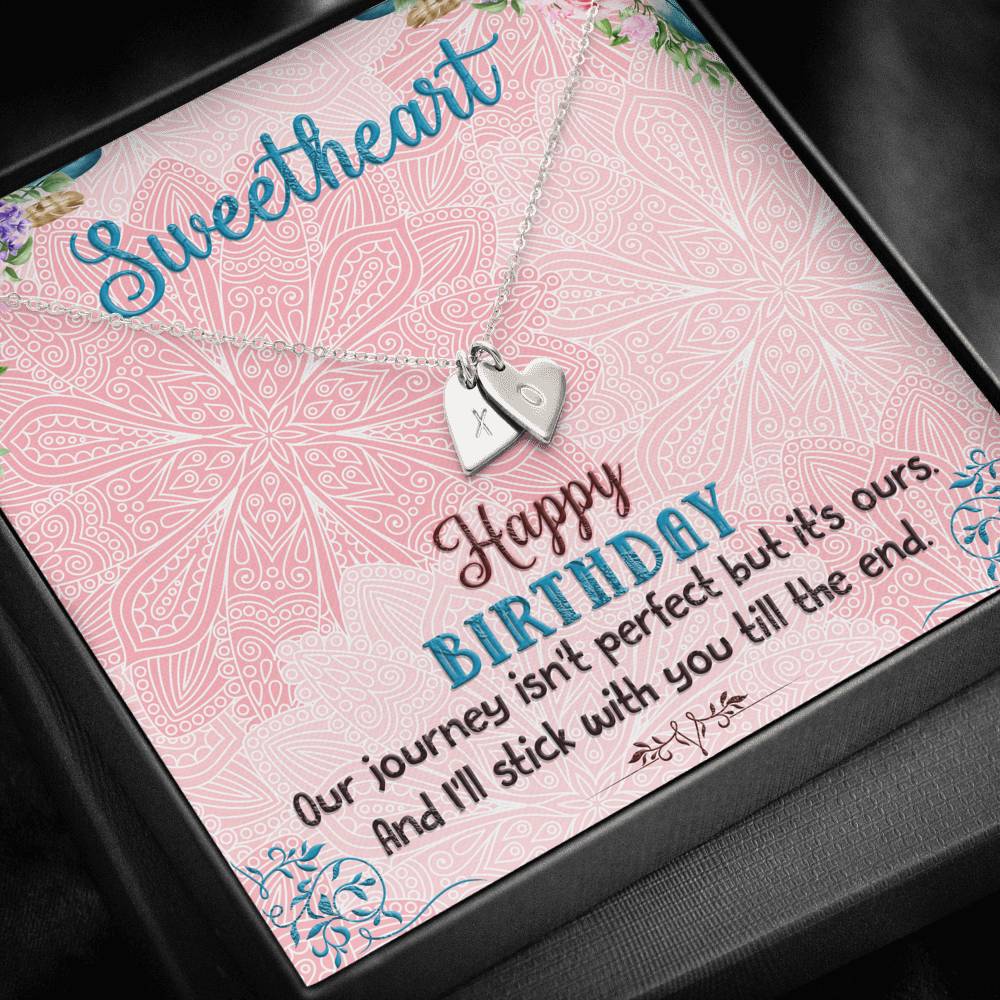 Sweetest Hearts Necklace Birthday Gift for Sweetheart