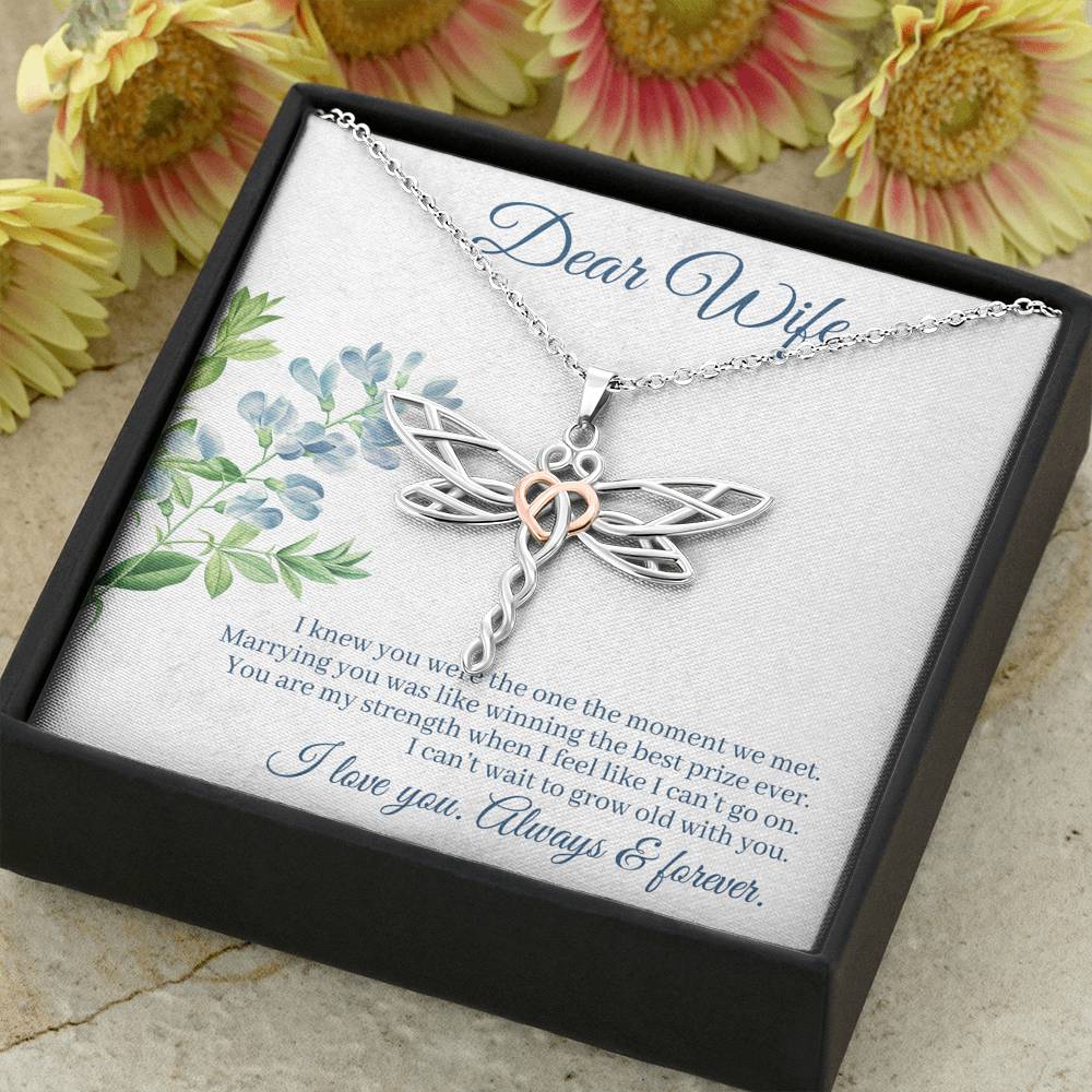 Dear Wife - Dragonfly Dreams Necklace